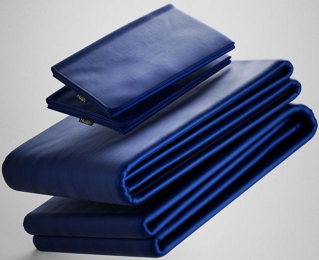 Hush Iced 4-Piece Navy Bamboo Cooling Twin XL Sheets and Pillowcase Set-1