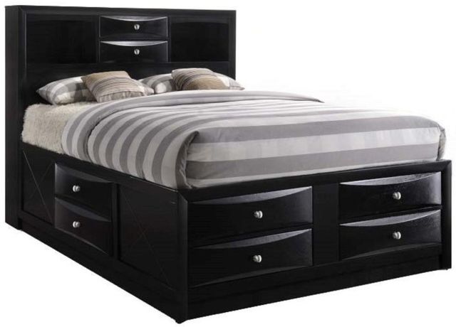 ACME Furniture Ireland Black Queen Bookcase Bed-0