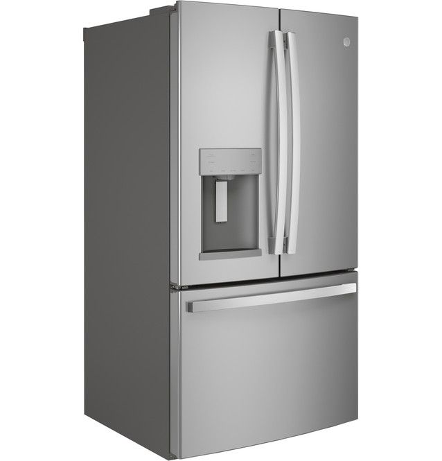 GE® 36" 27.7 Cu. Ft. Fingerprint Resistant Stainless Steel French Door Refrigerator-4