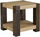 Fairfield® Wyatt Petite Natural End Table with Brown Base-0