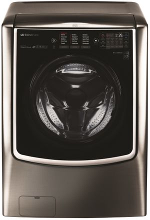 LG Signature 5.8 Cu. Ft. Black Stainless Steel Front Load Washer