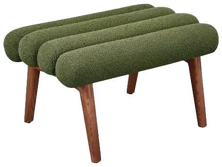 Moe's Home Collection Arlo Dark Green Accent Stool-0