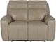 Bassett® Furniture Club Level Manteo Diamond Leather Power Reclining Loveseat -1
