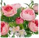 A & B Home Pink Faux Camellia Bush -2