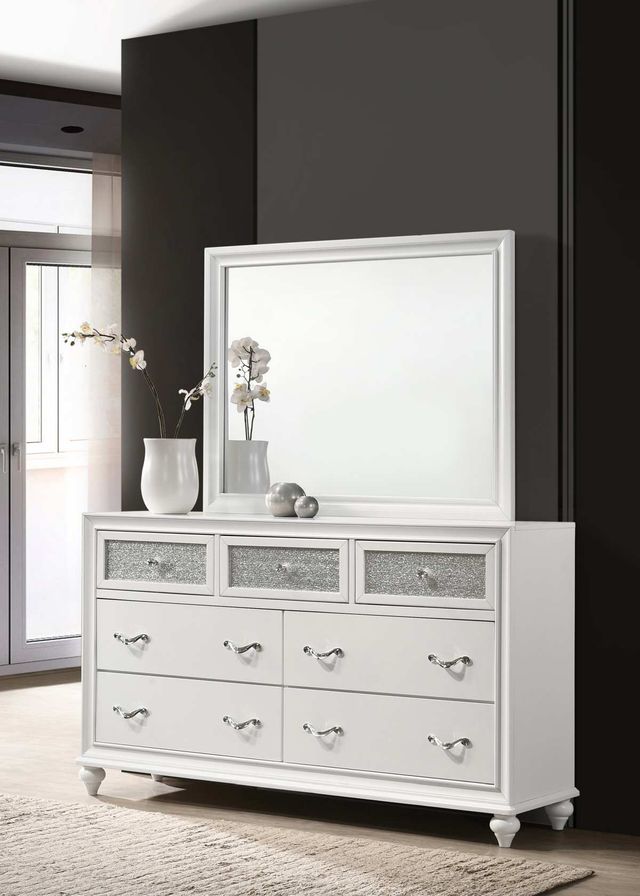 Coaster® Barzini White Dresser Mirror-4