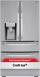 LG 36" 29.5 Cu. Ft. PrintProof™ Stainless Steel French Door Refrigerator with CraftIce™-3