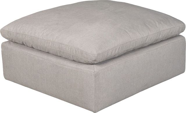 Moe's Home Collection Terra Condo Light Grey Ottoman-0