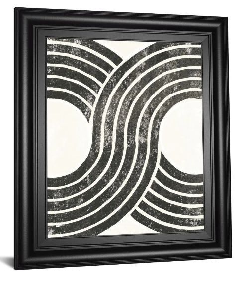 Classy Art Over the Rainbow BW II by Moira Hershey Wall Art-1