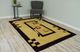 Zinatex Rugs Premium Black 4'x6' Area Rug-2