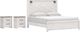 Signature Design by Ashley® Gerridan 3-Piece White/Gray King Panel Bed Set-0