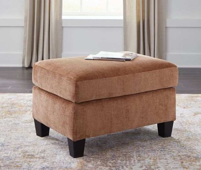 Benchcraft® Amity Bay Clay Ottoman-3