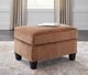 Benchcraft® Amity Bay Clay Ottoman-3