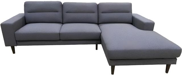 New Classic® Home Furnishings Vale 2-Piece Gray Right-Arm Facing Sectional and Chaise-2