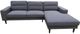 New Classic® Home Furnishings Vale 2-Piece Gray L-Shape Chaise Sectional-2