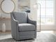 Decor-Rest® Furniture LTD Manhattan Graphite Swivel Chair-1
