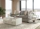 Riverside Furniture Maisie Glass Top Coffee Table with Champagne Base-1