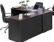 Sauder® Via Classic Cherry® Executive Office Desk-2