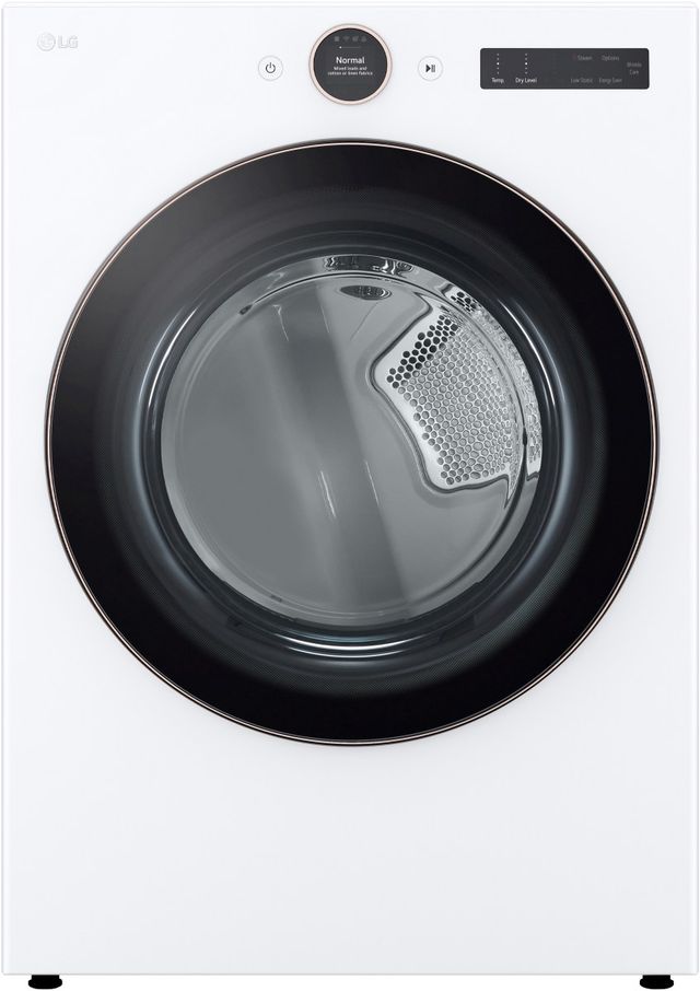 LG 7.4 Cu. Ft. White Front Load Electric Dryer Fred's Appliance