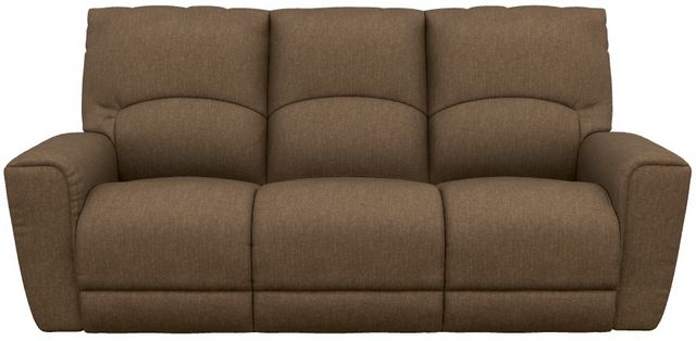 La-Z-Boy® Cassian Suede Power Reclining Sofa with Headrest and Lumbar-1
