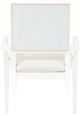 Michael Amini® Palm Gate Cloud White Arm Chair-4