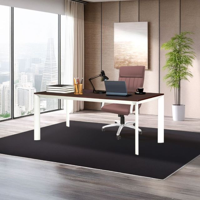 Michael Amini® AOS Prevue Brown 72" Desk with Auburn Base-1