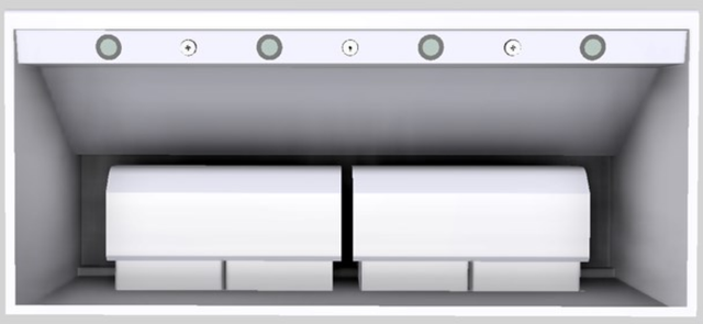 Vent-A-Hood® 54" White Wall Mounted Range Hood-2