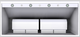 Vent-A-Hood® 54" White Wall Mounted Range Hood-2