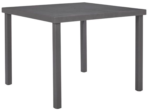 Signature Design by Ashley® Rocky Creek Gray Aluminum Outdoor Dining Table-0