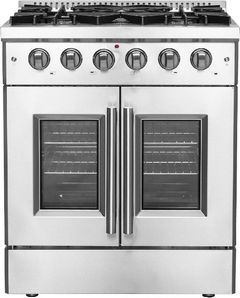 FORNO® Galiano 30" Stainless Steel Pro Style Gas Range