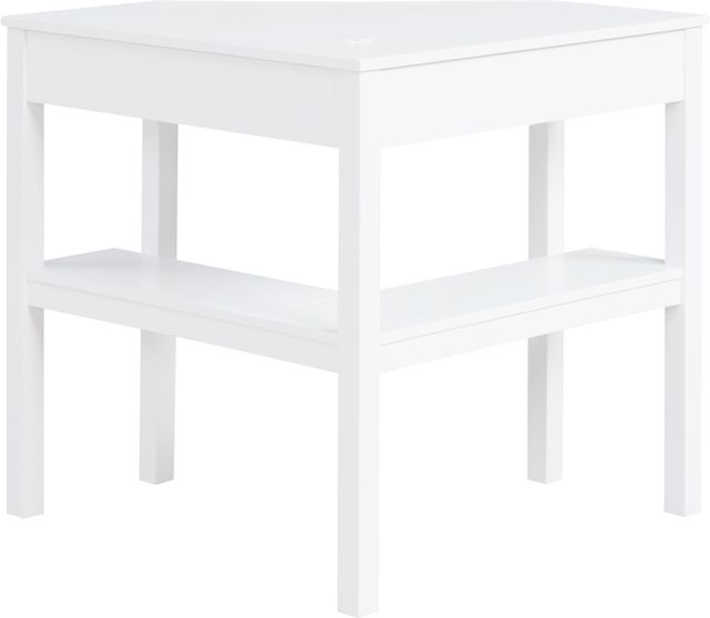 Linon Peggy White Corner Desk-3