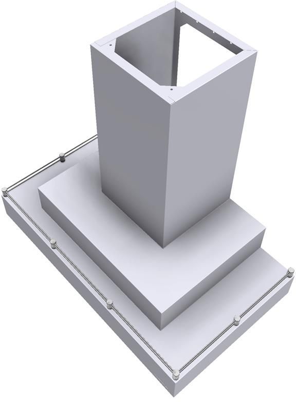 Vent-A-Hood® 36" White Contemporary Wall Mount Range Hood-1