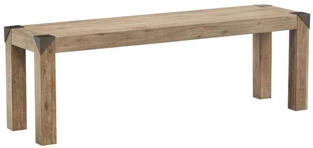 Magnussen Home® Ainsley Cerused Khaki Bench-0
