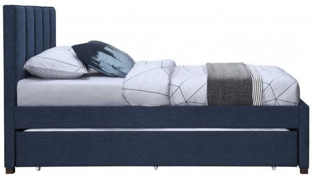 Meridian Furniture Harper Navy Twin Trundle Bed-3