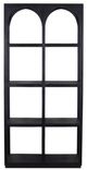 Porter International Designs Tarragona Black Bookcase-1