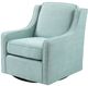 Olliix by Madison Park Dusty Aqua Harris Chenille Swivel Chair-0