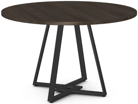 Amisco Customizable Dirk Dining Table with 42" Solid Birch Top
