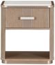 Michael Amini® West Kensington Sea Salt Caramel Nightstand-1
