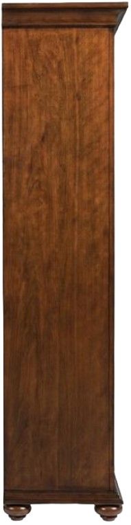 Riverside Furniture Clinton Hill Classic Cherry Drawer Bookcase-2