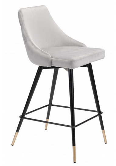 Zuo® Modern Piccolo Gray Counter Chair-0