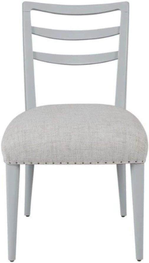 Bernards Citrus Heights Gray/Ocean Dining Side Chair-1