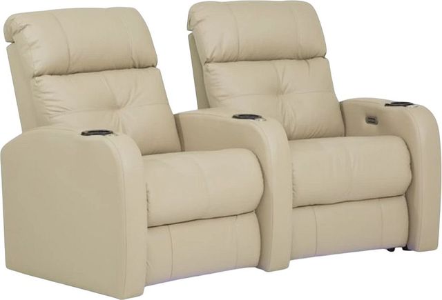 Palliser® Furniture Customizable Audio 2-Piece Power Reclining Theater Seating with Wedge Arm-0