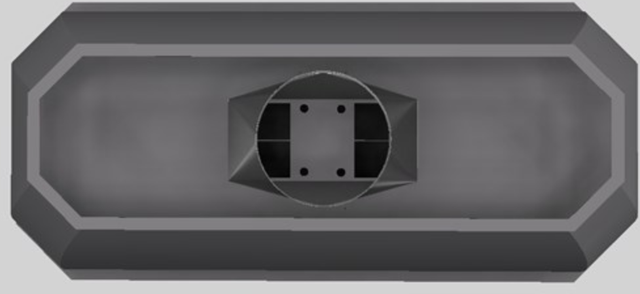 Vent-A-Hood® Designer Series 66" Gunsmoke Island Range Hood-1