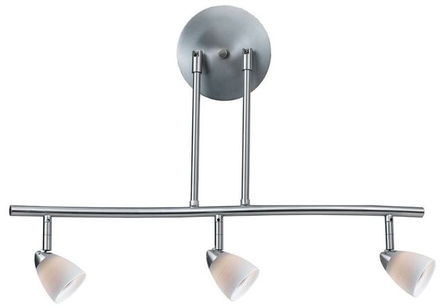 Cal® Lighting & Accessories Brushed Steel/White Serpentine Light-0