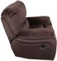 Porter International Designs Ramsey Chocolate Manual Glider Recliner-2
