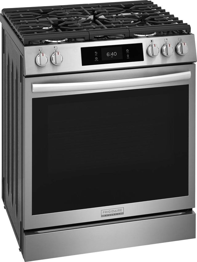 Frigidaire Gallery® 30" Smudge-Proof® Stainless Steel Slide-In Gas Range with Stone-Baked Pizza-2