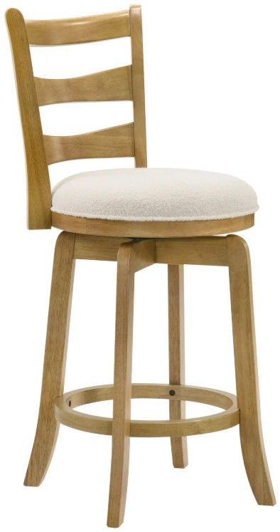 Armen Living Melindra Putty Brown/White Counter Stool-3