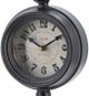A & B Home Black Iron Clock-3