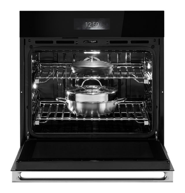 Jennair® NOIR™ 30" Stainless Steel Single Electric Wall Oven with V2™ Vertical Dual-Fan True Convection with Advanced Temperature Precision-2