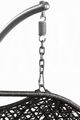 ACME Furniture Vasant Black Fabric/Metal/Wicker Outdoor Hanging Chair-5