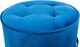 TOV Furniture by TOV Slashed Navy Luna Velvet Ottoman-4